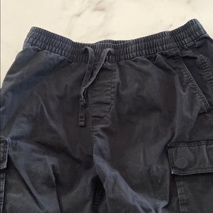 Black cargo pants